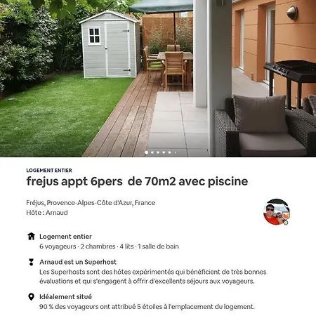 Apartment Appt 6 Pers Piscine Parking Clim Frejus